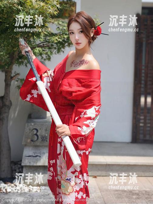 Xiuren秀人网 - 跟初梦瑶一起解锁和服私房图包——别问我怎么穿那么好看，我也想知道！