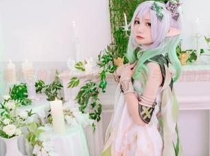 爆机少女喵小吉的花嫁Cos合集，光影与梦幻的迷离交融！